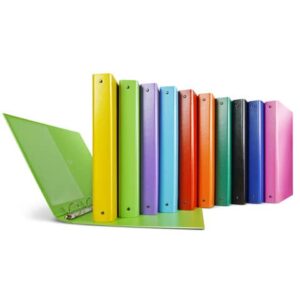 Raccoglitore Sei Rota Nettuno Stratopan® A4 - 4 anelli tondi 30 mm giallo - dorso