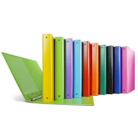 Raccoglitore Sei Rota Nettuno Stratopan® A4 - 4 anelli a D 40 mm blu - dorso