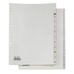 Separatori numerici a 31 tasti in PP Sei Rota Record R 1-31 grigio