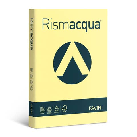 Coloured paper Favini Rismacqua soft colours 140 gsm A3 light yellow