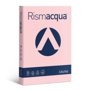 Carta colorata Favini Rismacqua colori tenui 140 g/m² A3 rosa 10 -