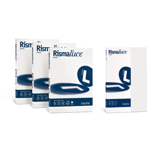 Carta per fotocopie A4 Favini Rismaluce Bianca 100 g/m²