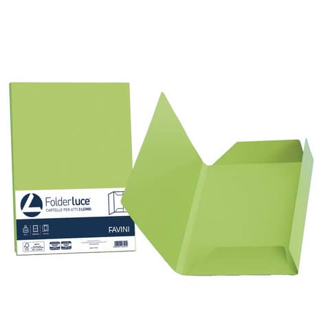Cartellina 3 lembi Favini FOLDER 3L Luce&Acqua 200 g/m² 24,5x34,5cm