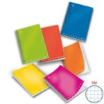 Quaderno 70 fogli Pigna Monocromo a 4 fori A5 5mm