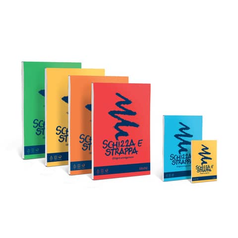 FAVINI SCHIZZA&STRAPPA sketchbook in very light natural smooth paper 50