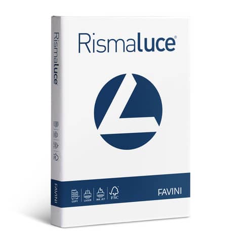 Carta per fotocopie A3 Favini Rismaluce Bianca 100 g/m²
