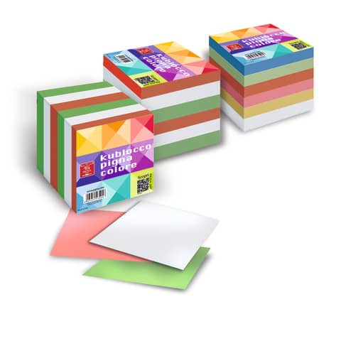 Blocco per appunti Kublocco 9x9x9 cm Pigna con fogli bianchi staccabili