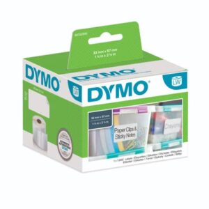 Roll of 1000 Dymo LabelWriter multipurpose labels 57x32 mm white