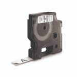 Nastro per etichettatrici Dymo D1 12 mm x 7 m nero/bianco