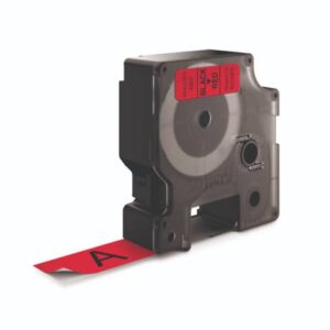 Nastro per etichettatrici Dymo D1 19 mm x 7 m nero/rosso
