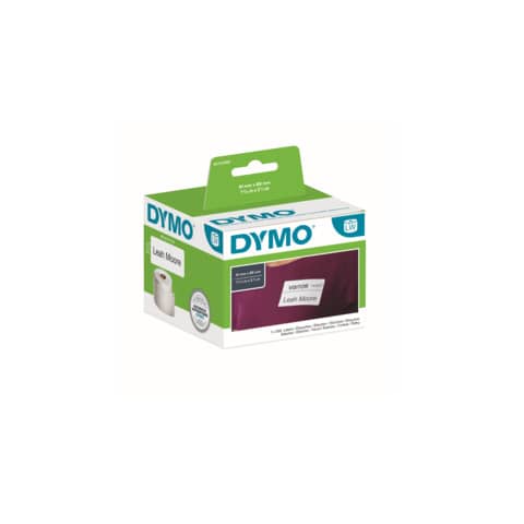 Rotolo da 300 etichette Dymo LabelWriter Badge 89x41 mm bianco