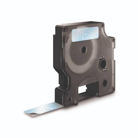 Nastro per etichettatrici Dymo D1 12 mm x 7 m bianco/trasparente
