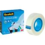 Nastro adesivo Scotch® Magic 811 removibile 19 mm x 33 m trasparente