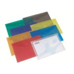 Buste trasparenti con bottone Rexel Ice A4 trasparente