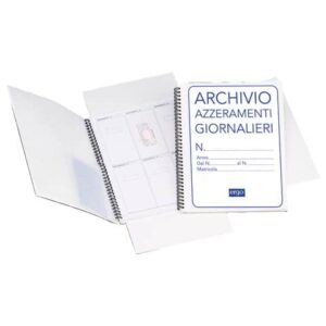 Cartellina azzeramenti giornalieri 31x24,5 cm - 13 fogli