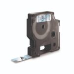 Nastro per etichettatrici Dymo D1 12 mm x 7 m nero/trasparente