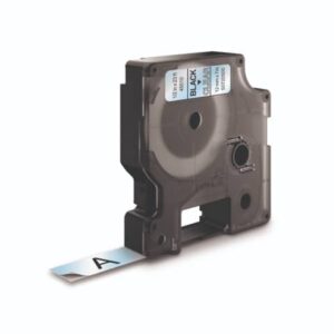 Nastro per etichettatrici Dymo D1 12 mm x 7 m nero/trasparente