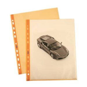 Buste a foratura universale lisce FAVORIT Art Superior 22x30 cm arancione