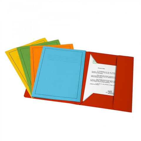 Cartella a 3 lembi Fraschini Bristol 25x35 cm con dorso espandibile fino a 2