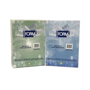 Carta uso bollo A4 Form gr.80/mq Laser con righe orizzontali