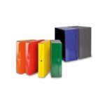 Portaprogetti con bottone EURO-CART presspan monolucido 25x35 cm dorso 2 cm