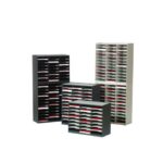 Paperflow 24-compartment mail sorting system grey