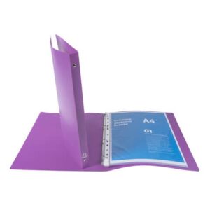 Raccoglitore ad anelli Exacompta LINEA OPACO 4 anelli Ø 15 mm ppl A4 10 colori