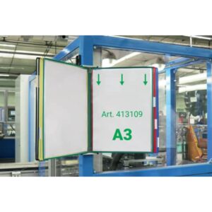 Leggio murale T-Technic Tarifold® con 10 buste in PVC A3