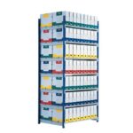 Modulo aggiunta scaffalatura Paperflow RANG'ECO regolabile 125x70x200 cm