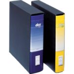 Registratore a leva DOX1 Commerciale 28,5x31,5 cm - dorso 8 cm blu