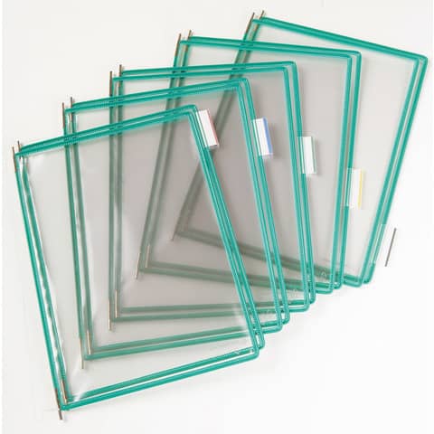 Buste per leggio Tarifold® T-Technic A4 verde - PVC bordo rinforzato