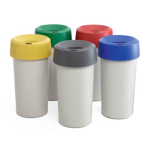 Cestino Rotho MODO per differenziata - Ø 38 cm grigio