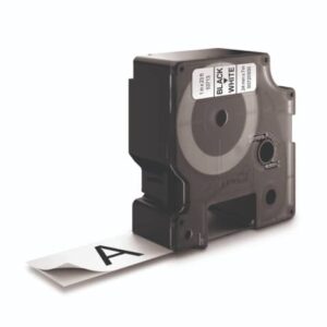 Nastro per etichettatrici Dymo D1 24 mm x 7 m nero/bianco