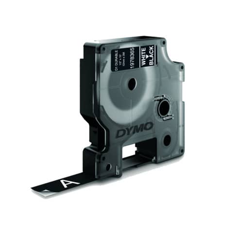 Nastro per etichettatrici Dymo D1 Durable 12 mm x 3 m bianco/nero