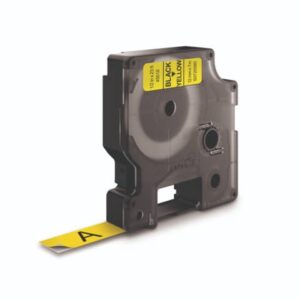 Nastro per etichettatrici Dymo D1 12 mm x 7 m nero/giallo