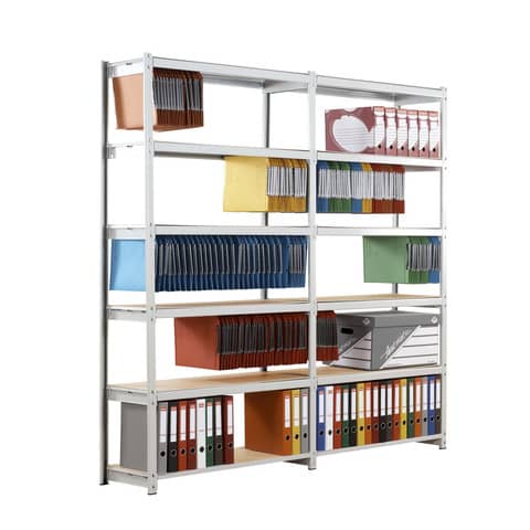 Modulo aggiuntivo scaffalatura Paperflow RANG'ECO SF fisso 100x37x195 cm