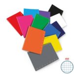 Notebook 40 sheets Pigna Monochrome A5 4mm assorted