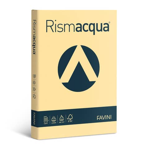 Coloured paper Favini Rismacqua soft colours 90 gsm A4 chamois 02 -