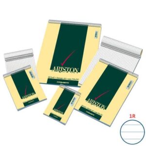 Blocco spiralato Blasetti ARISTON con copertina goffrata 3 colori 60 g/m²