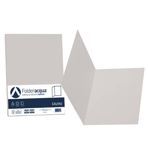 FAVINI FOLDER S plain cardboard Simplex Light & Water 200 gsm