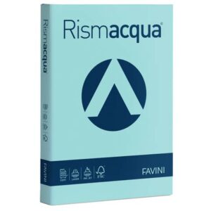 Carta colorata Favini Rismacqua colori tenui 140 g/m² A4 celeste 08 -