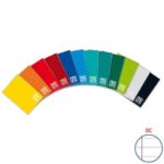 One Color A5 stitched ruled notebook assorted colours