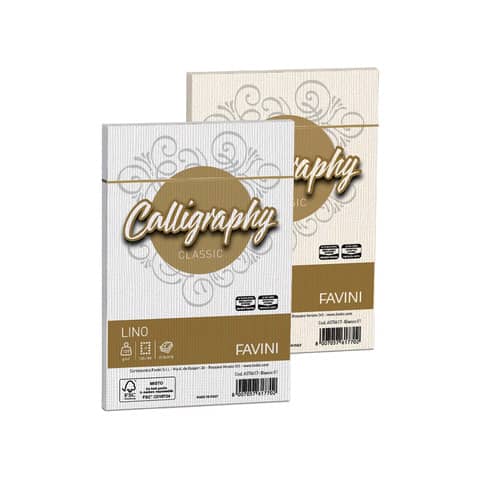EC - FAVINI linen paper envelopes for printing Calligraphy 120