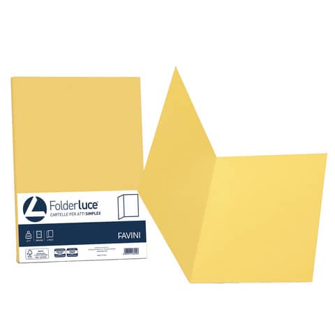 Cartellina semplice Favini FOLDER S cartoncino Simplex Luce&Acqua 200 g/m²