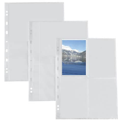 Buste a foratura universale Sei Rota Atla F per fotografie 8 spazi 10x15 cm