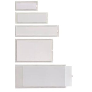 Portaetichette adesive Sei Rota IesTI B4 65x100 mm - trasparente -
