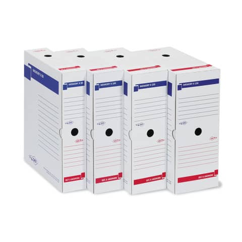 Scatola archivio Sei Rota Memory X 80 25x35 cm dorso 8 cm bianco
