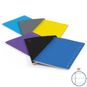 Quaderno 42 fogli PIGNA Monocromo A5 a righe C assortiti