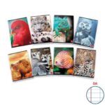 Notebook 42 sheets PIGNA Animal A4 ruled 0A with assorted margins