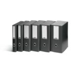 Scatola portaprogetti LEONARDI Plus VIP 25,5x35,5 cm PPL antracite dorso 12 cm